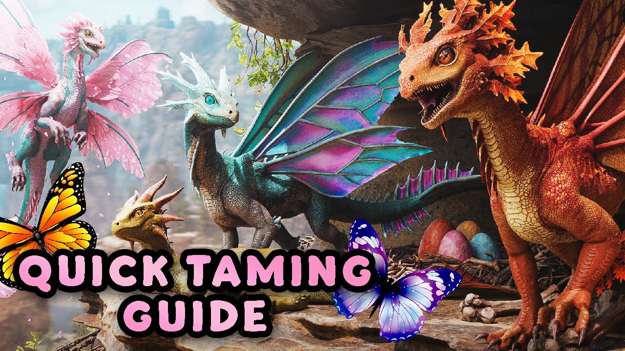 ASA - Drakeling Taming Guide - YouTube