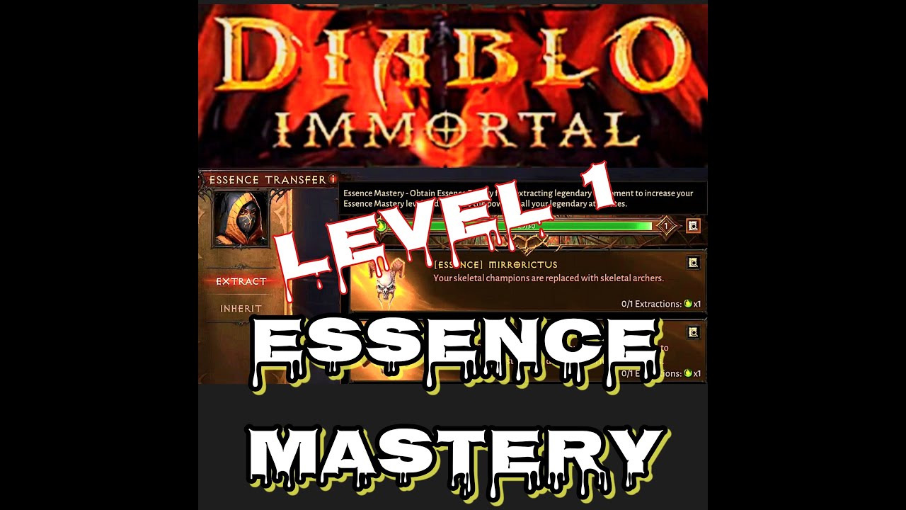 Diablo Immortal: Essence Mastery