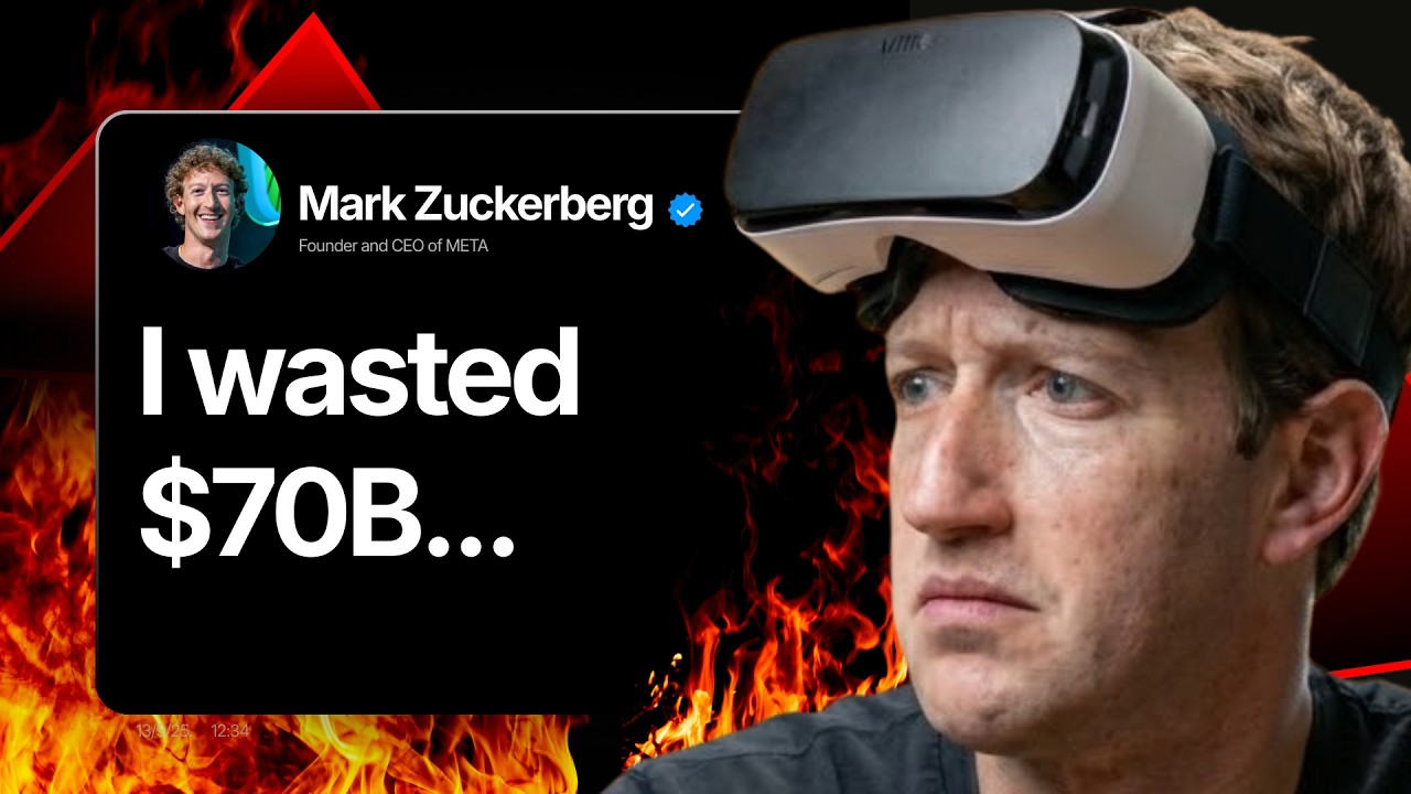 Zuck Just Killed The Metaverse To Bet $600B On AI - YouTube
