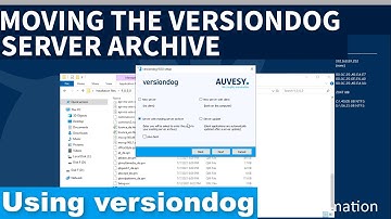 Moving the versiondog server archive