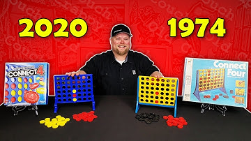 Connect 4 - Retro Board Game Review - Milton Bradley 1974 vs. Hasbro 2020 #boardgames #classicgames