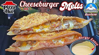 Pizza Hut® Cheeseburger Melt Review! 🧀🍔🫠 | NEW MELT ALERT! | theendorsement