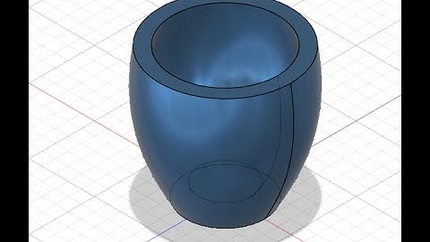 Fusion 360 | Create A Cup with Revolve
