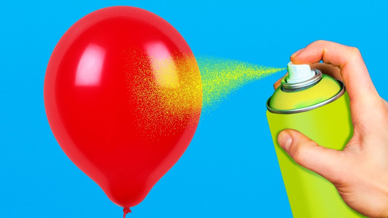 15 COOL LIFE HACKS WITH BALLOONS