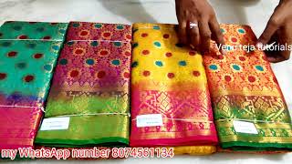 sravana masam special collection || Nirmal pattu sarees || @Venutejaonline