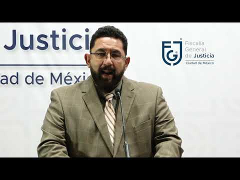 Mensaje a medios del Vocero de la Fiscalía General de Justicia de la CDMX, Ulises Lara López