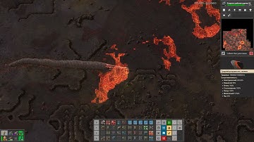 Hand railgun vs demolishers (Factorio:SpaceAge)