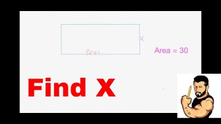 15 Area of rectangle & Quadratic equations.  SAT, GMAT, GRE Prep