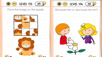 Brain test level 173/174 tricky puzzle