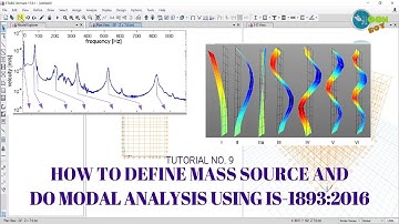 New ETABS 17 TUTORIAL-09 | Modal Analysis as per IS 1893:2016, Define Mass source | Shaik Qamaruddin