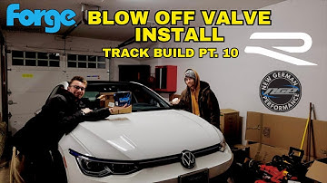 MK8 Golf R Forge BOV Install! Insane turbo sounds