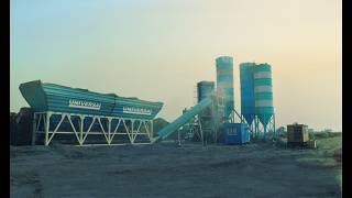 60 Cum/hr Twin Shaft Concrete Batching Plant 🔥 Fully Automatic | High Output & Precision Mixing