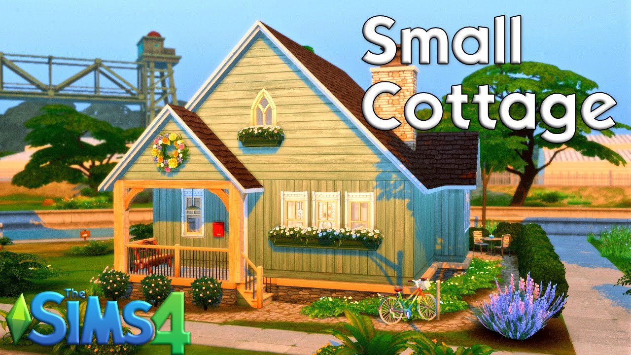 Sims 4 Speed Build | No CC | Small Cottage - YouTube