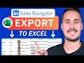 How to Export Leads from LinkedIn Sales Navigator to Excel (Step-by-Step Tutorial)
