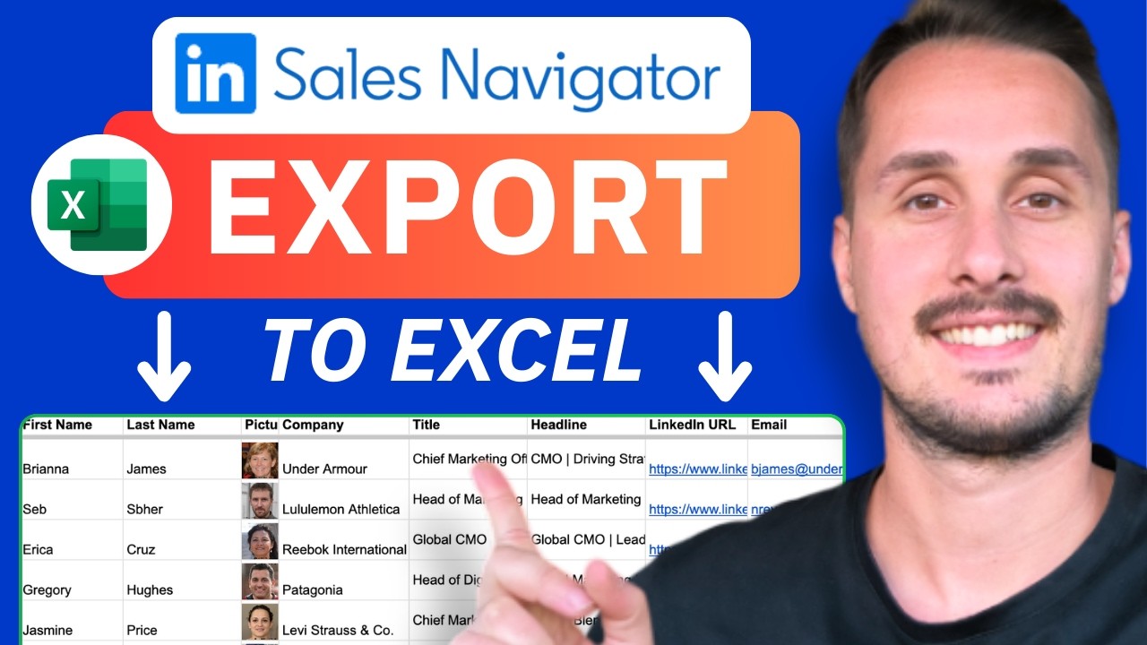 How to Export Leads from LinkedIn Sales Navigator to Excel (Step-by ...