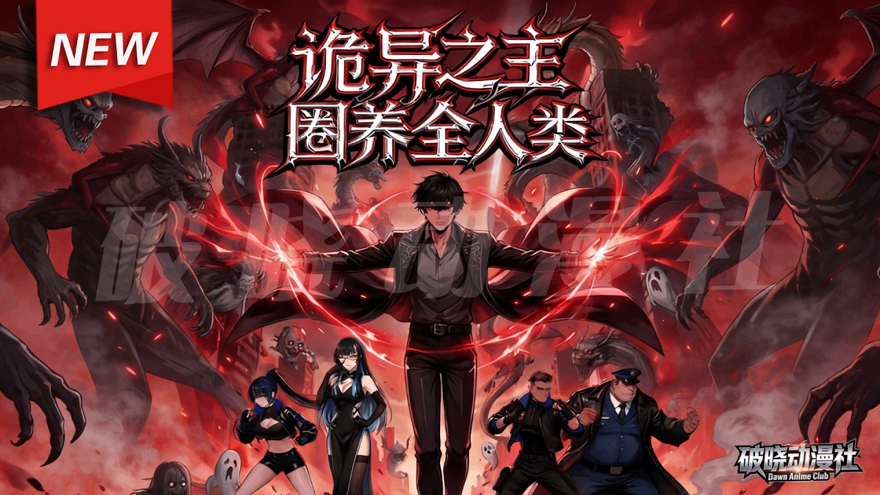 MULTISUB📢新番上线《诡异之主：圈养全人类》第1~44集丨诡异横行，神话级大凶陆天鸣为终结诡异横凶的时代，选择加入国家编制，灭C级诡异，震惊国家高层！#漫剧 #破晓动漫社