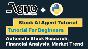 Create Your Own Stock Advisory Agent | Agno AI Agent Tutorial For Beginners