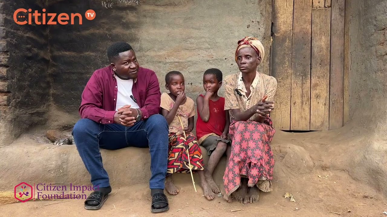 Salome (9) amasamala azibale ake ndi mayi ake odwala matenda akugwa