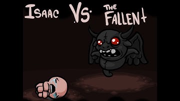 The Binding of Isaac - The Fallen - no damage, no upgrades, tears only, default stats