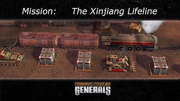 [C&C Generals] - The Xinjiang Lifeline - Mission map
