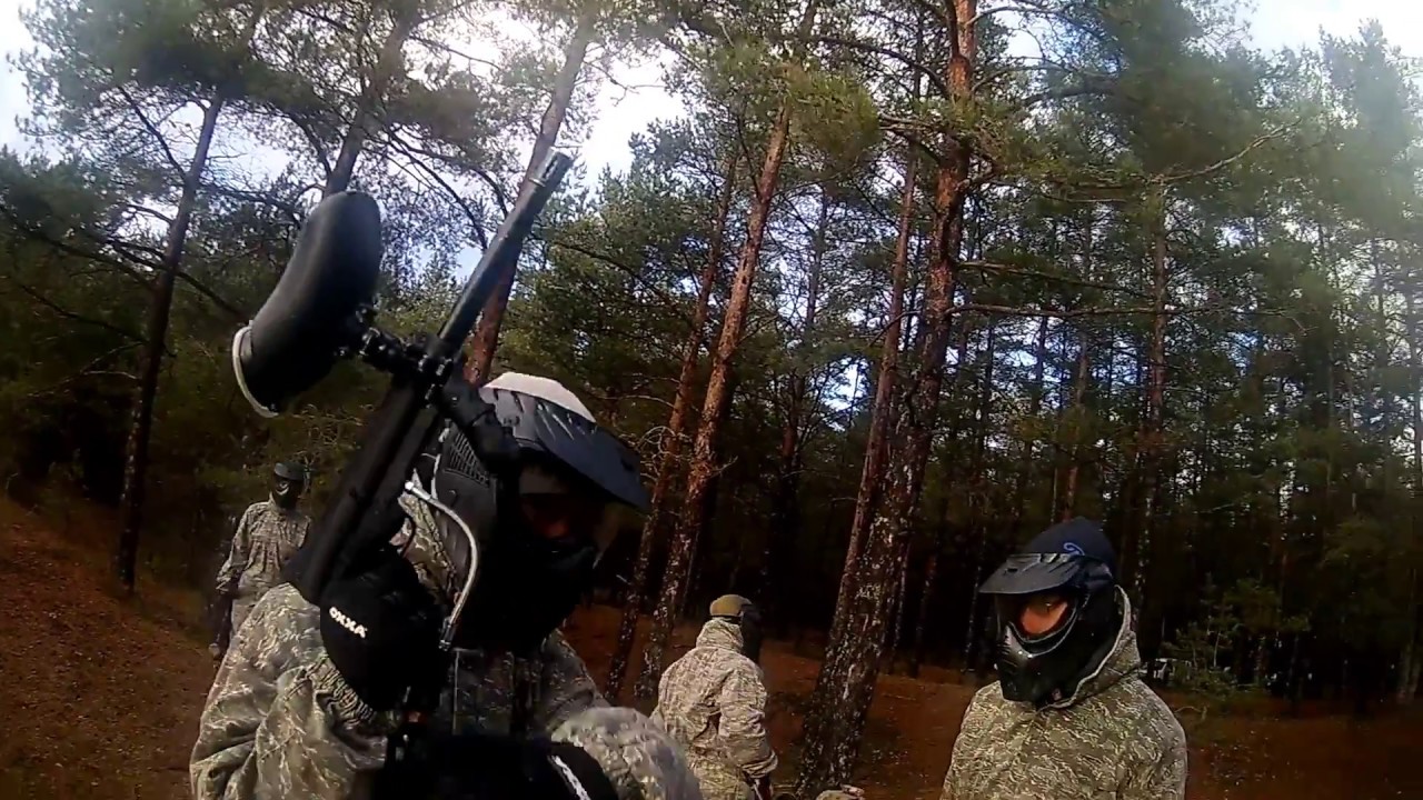Paintball war YouTube