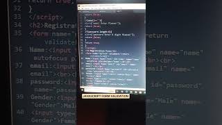 HTML FORM AND JAVASCRIPT FORM VALIDATION #music #electronicmusic #midjourney #coding