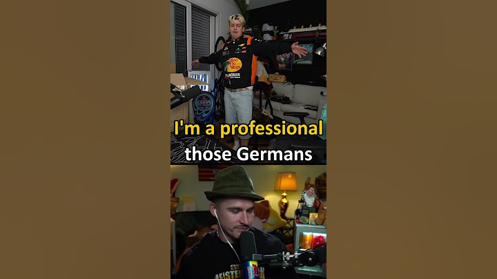 German streamer accidentally says the wrong word