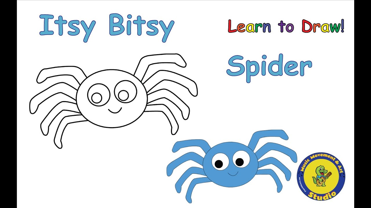 Itsy Bitsy Spider Coloring Page Printable