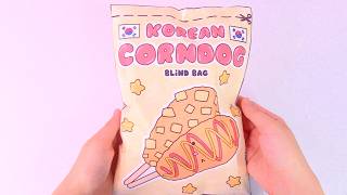 Korean Corn Dog Blind Bag | Paper DIY | ASMR