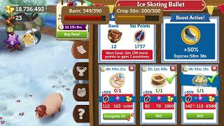 FarmVille 2 Country Escape⛸Ice Skating Ballet Day 3 iOS GamePlay Level 144 #farmville2 screenshot 4