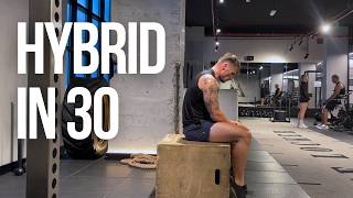 Hybrid workout in 30 minutes moderate level