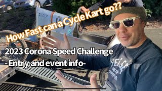 How fast can a Cycle kart Go? We find out for the 2023 Corona Cycle kart speed challenge.