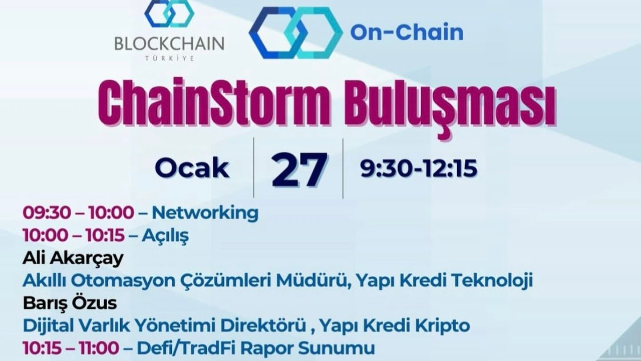 TBV ChainStorm Buluşması 27 Ocak 2026