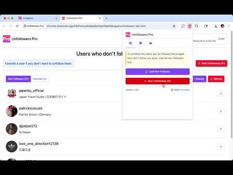 Unfollowers Pro - IG Auto Unfollow video preview 2