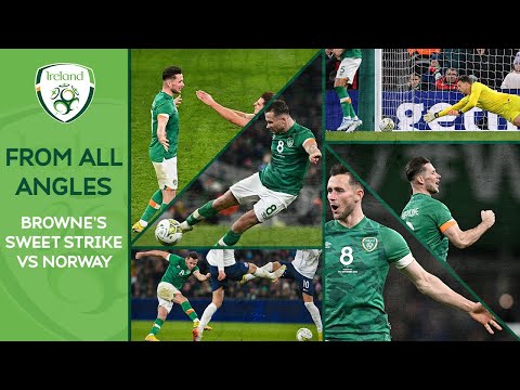 FROM ALL ANGLES | Alan Browne's sweet strike vs Norway