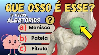 Quiz Ossos do Corpo Humano: 18 Questões Desafiadoras | Quiz de Anatomia 🦴🧠