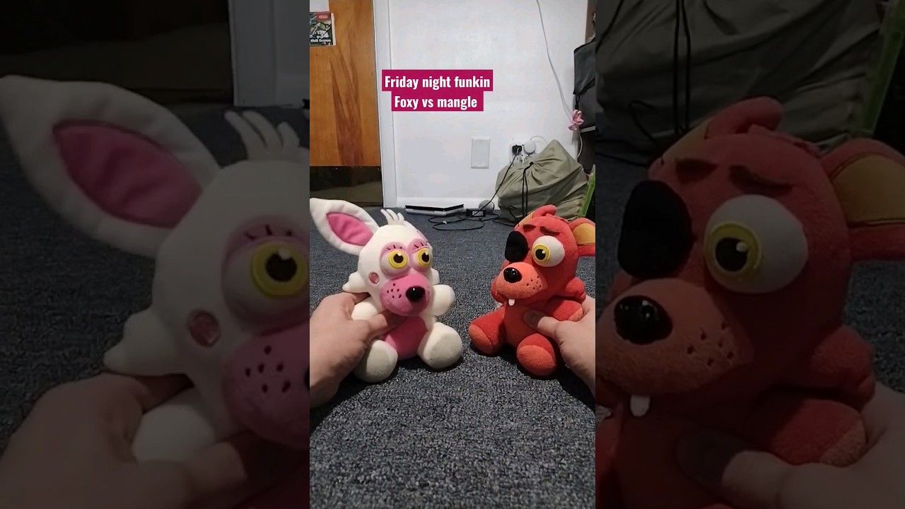 Friday night funkin foxy vs mangle - plush tuber 