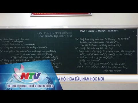 Video Lạm thu xã hội hóa đầu năm học mới - YouTube