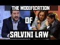 THE MODIFICATION OF SALVINI LAW AND WHAT YOU NEED TO KNOW ABOUT IT