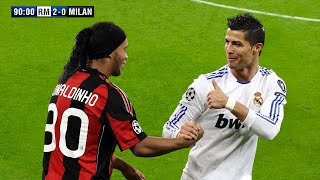 Ronaldinho Will Never Forget Cristiano Ronaldo S Performance In This Match