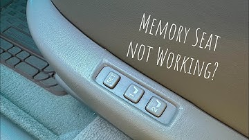 2001 Lexus ES300 Memory Seats Not Working? *FIX*