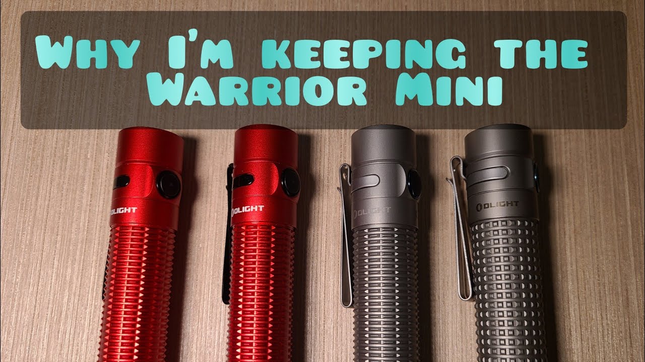 Don't Send your Olight warrior Mini Back! (my Reasoning) - YouTube