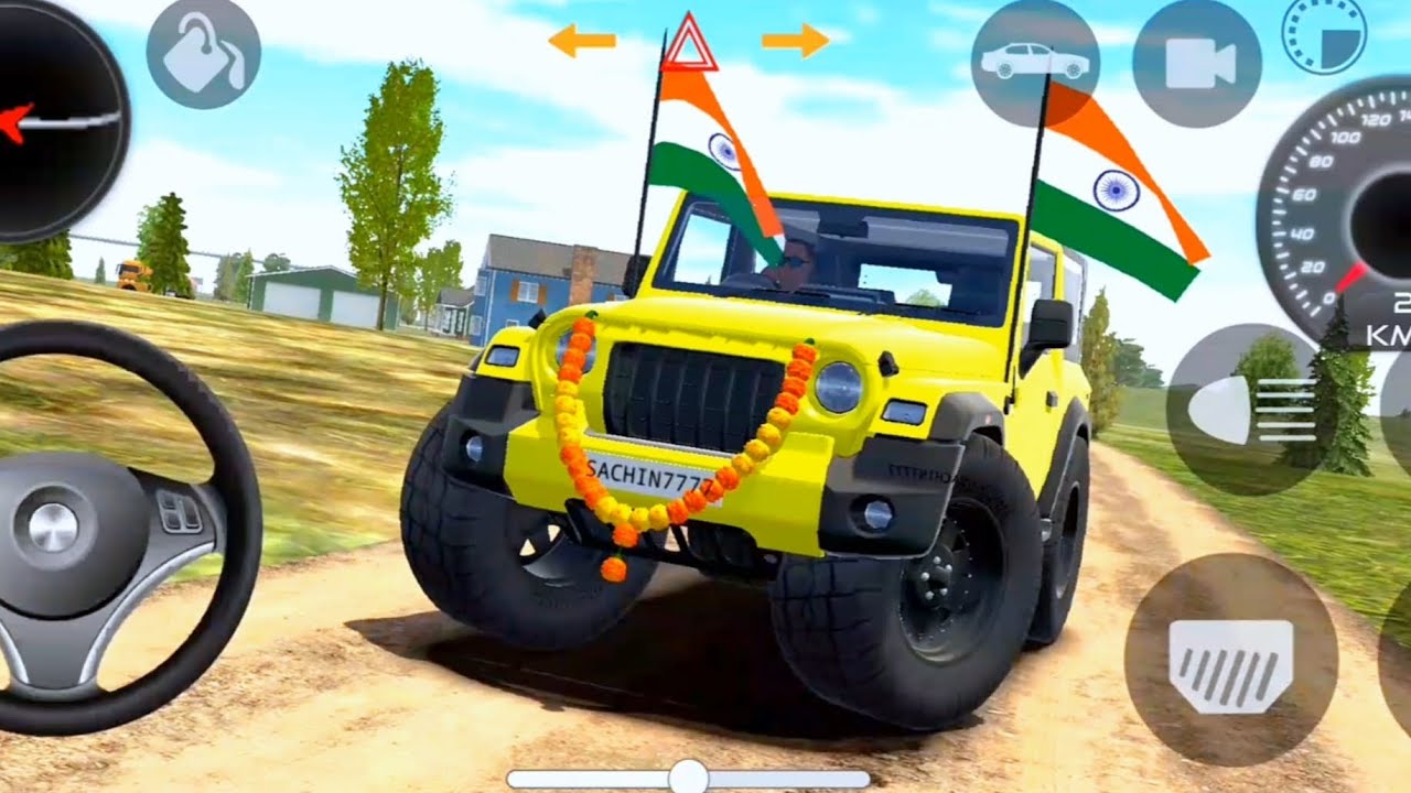 Modified Mahindra Thar 😈 Games:Indian Yellow Thar (Gadi Wala Game) Car Game Android Game - #2026