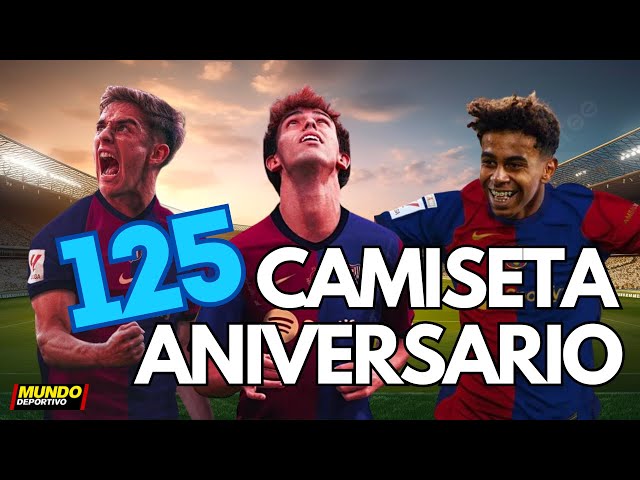 La espectacular camiseta del Barça para el 125 aniversario