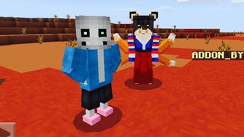 Sans Vs. SCP-953 in Minecraft PE