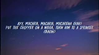 Tyga - Ayy Macarena (Lyrics)