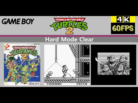GB] Teenage Mutant Ninja Turtles 2 忍者タートルズ2 Hard Mode