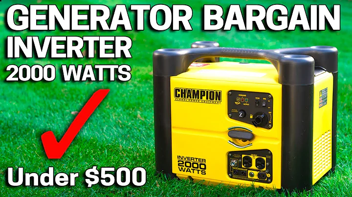 Get the Best Budget Inverter Generator - Champion 2000watt