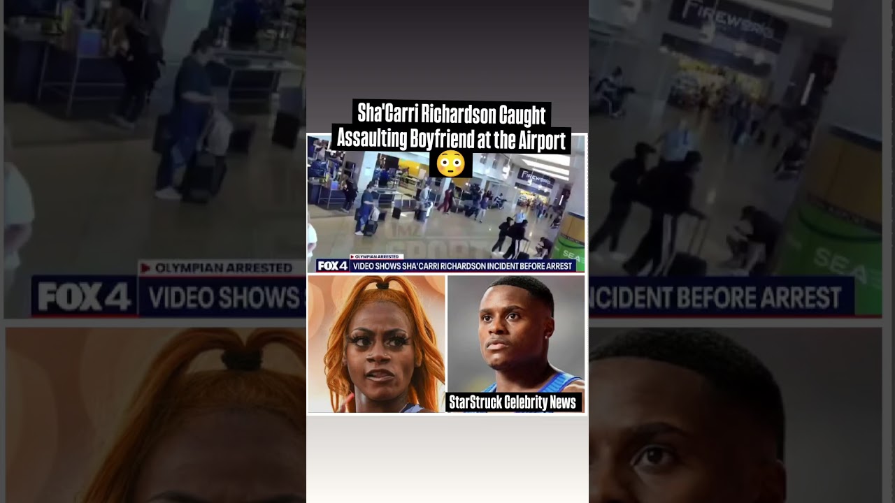 A Unhinged Sha’Carri Richardson LOSES CONTROL, Assaults Boyfriend at Airport! 🚨” 😳