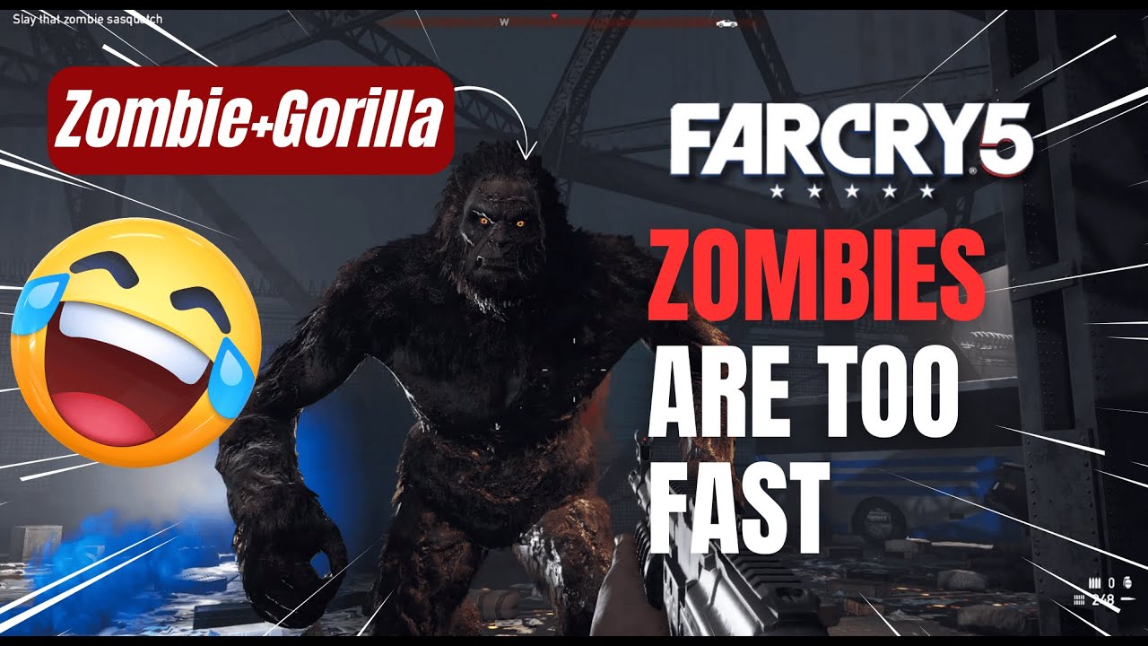 These zombies are running like Flash | Far cry 5 Dead Living Zombies Part 2 - Burned Bridges